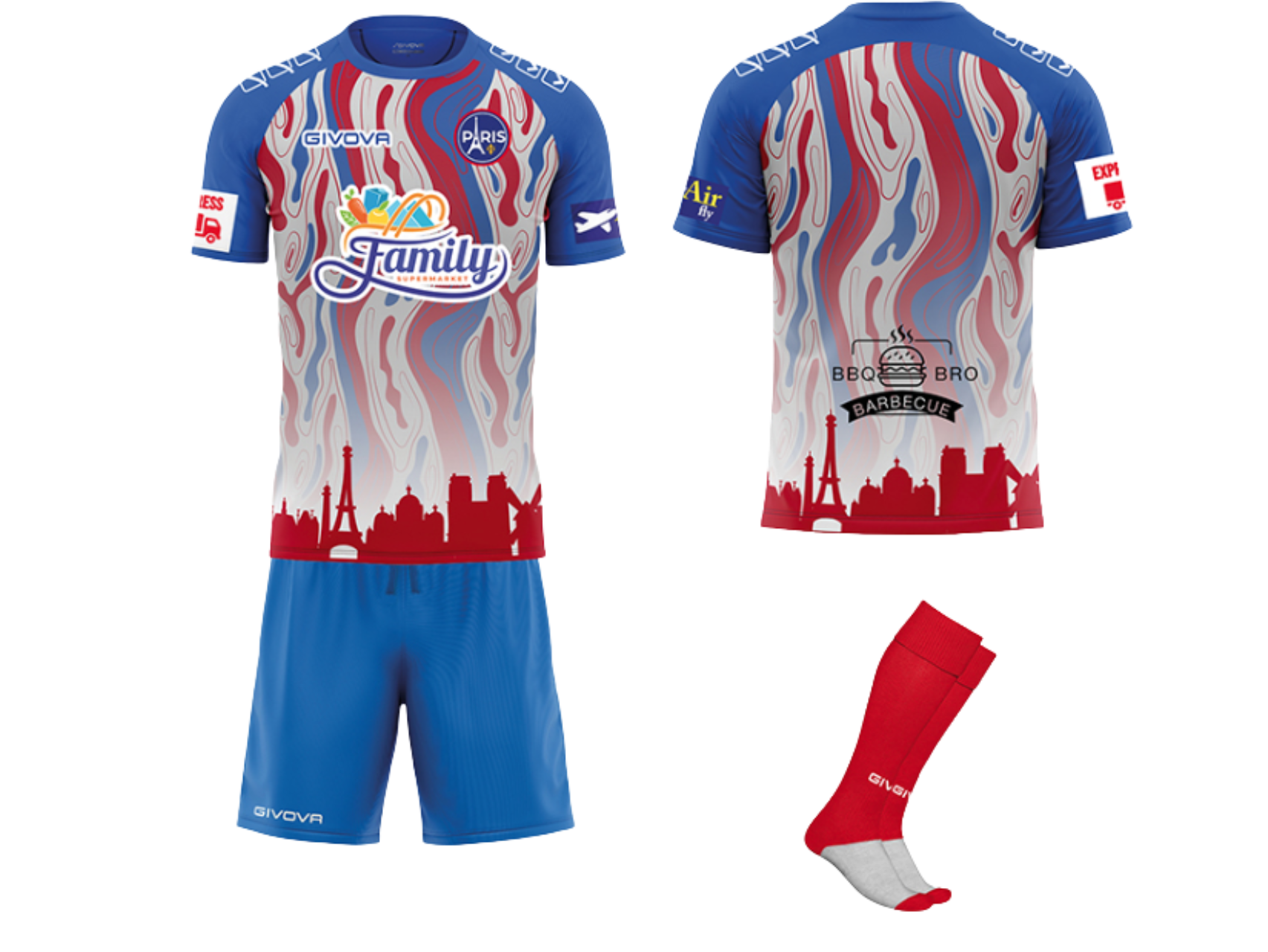 Sublimovaný futsalový dresový set s potiskem na míru